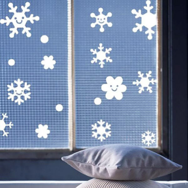 светозащитная пленка для окна с зимним рисунком фото