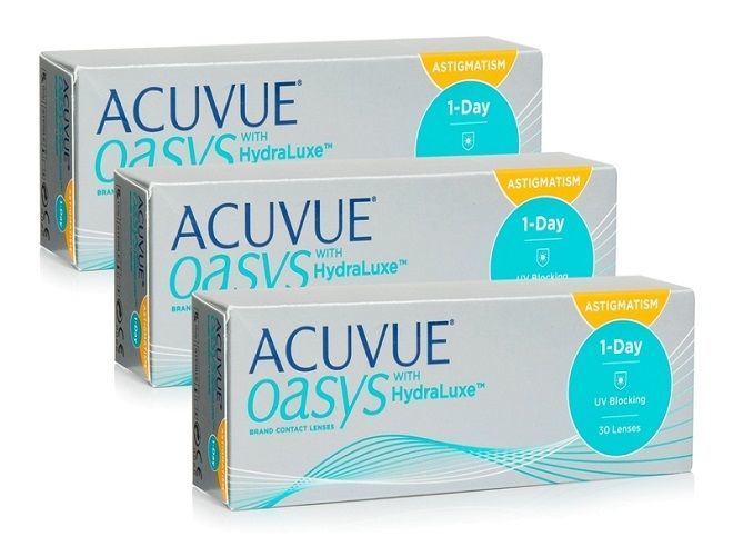 Линзы 1 day acuvue for astigmatism