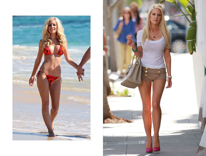 Красивая раздетая знаменитость Heidi Montag