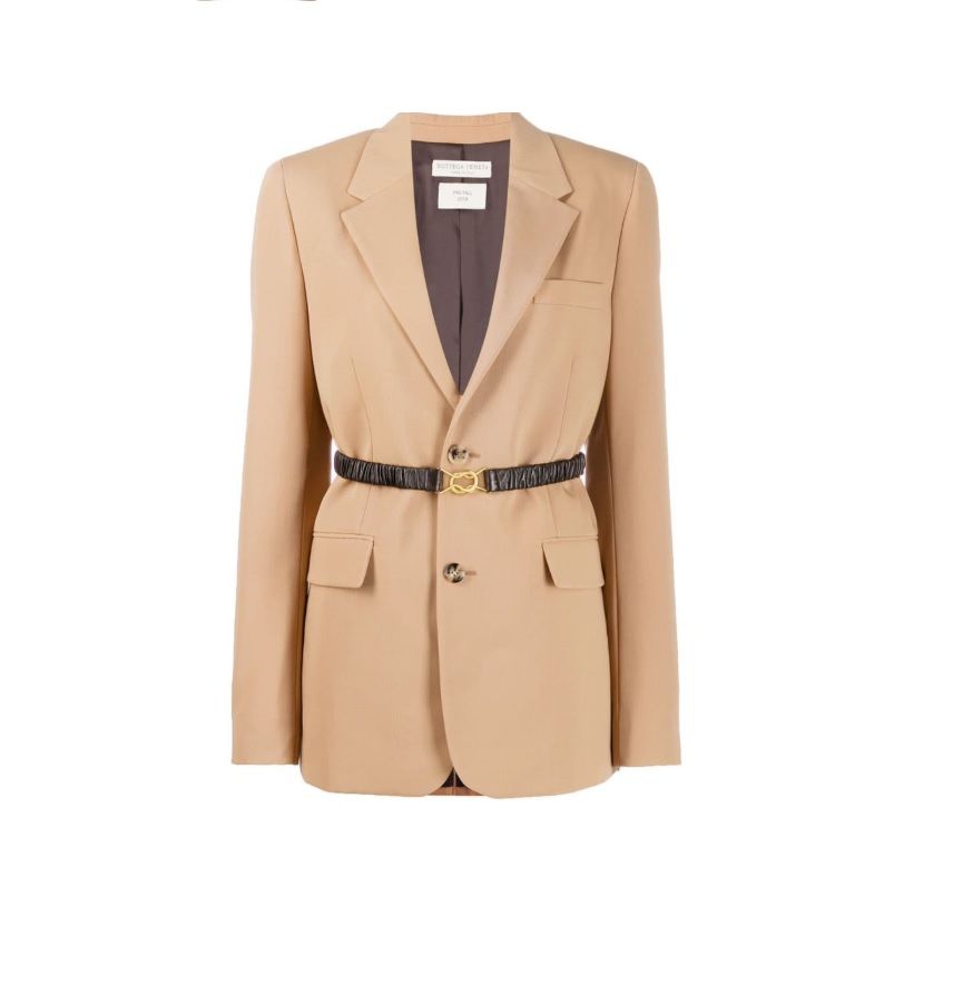 Блейзер с поясом Bottega Veneta, цена 126 097 руб.