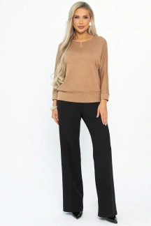 Джемпер LT COLLECTION трикотажный с рукавом 3/4 бежевый LT COLLECTION