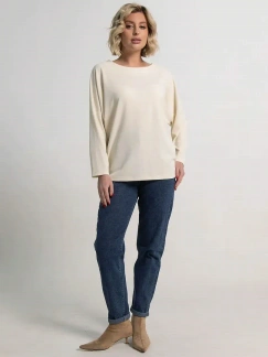 Джемпер LT COLLECTION свободный бежевый LT COLLECTION