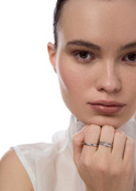 Blush Кольцо из белого золота фото 5