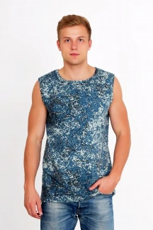 Майка мужская хлопковая с абстрактным принтом Lika Dress