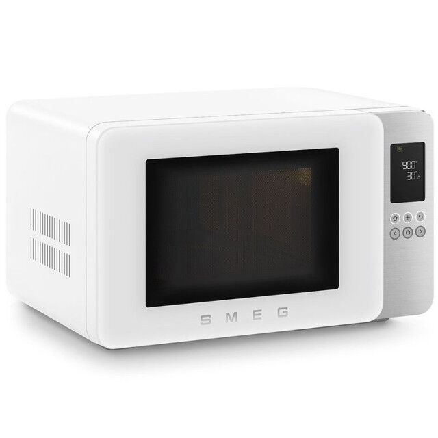 Печь СВЧ SMEG MOC01WHMEU 900Вт 29л гриль инвертер белый